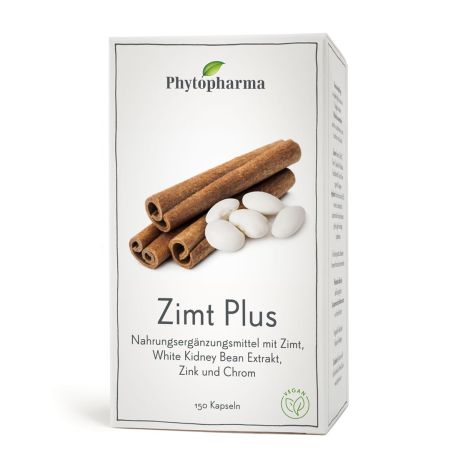 PHYTOPHARMA Zimt Plus Kaps Ds 150 Stk