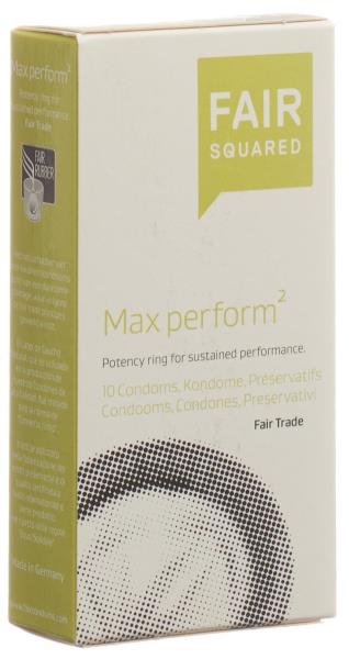 FAIRSQUARED Kondom Max Perform vegan 10 Stk