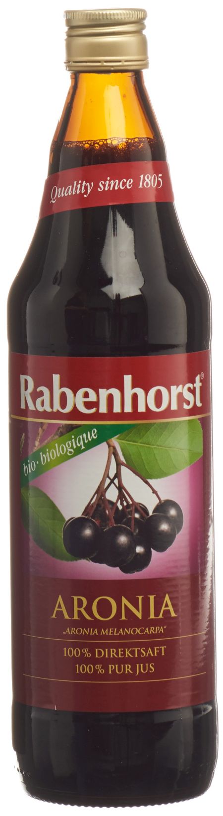 RABENHORST Aronia Muttersaft Bio Fl 750 ml