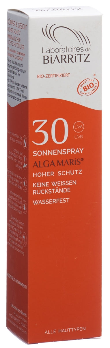 DrogerieMarkt24 - DrogerieMarkt24 BIARRITZ Sonnenspray LSF30 125 ml - Burgerstein