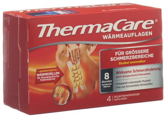 THERMACARE grÃ¶ssere Schmerzbereiche 4 Stk