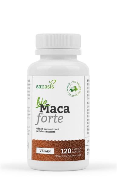 SANASIS BIO MACA forte Kaps Ds 120 Stk