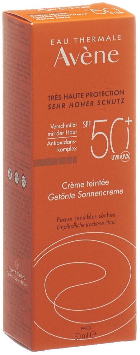 AVENE SUN Sonnencreme getÃ¶nt SPF50+ 50 ml