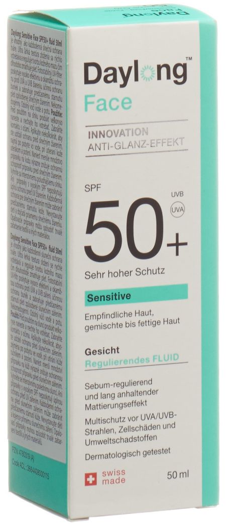 DAYLONG Sensitive Face Regulier Fluid SPF50+ 50 ml