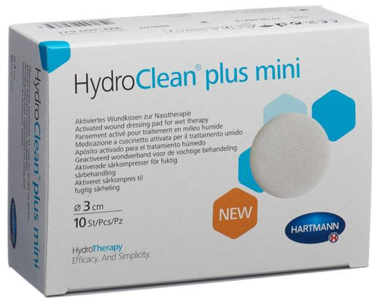 HYDROCLEAN plus Wundkissen 3cm rund mini 10 Stk
