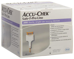 ACCU-CHEK SAFE-T PRO UNO Einmalstechhilfe 200 Stk