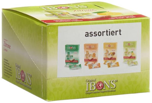 IBONS Ingwer Bonbon Display mixed 12x60g