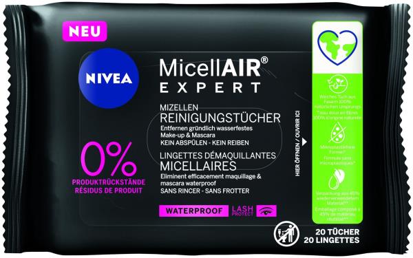 NIVEA MicellAIR Skin Breathe MizellentÃ¼cher 20 Stk