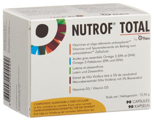 NUTROF Total Vit Spurene Omega 3 Kaps VitD3 90 Stk