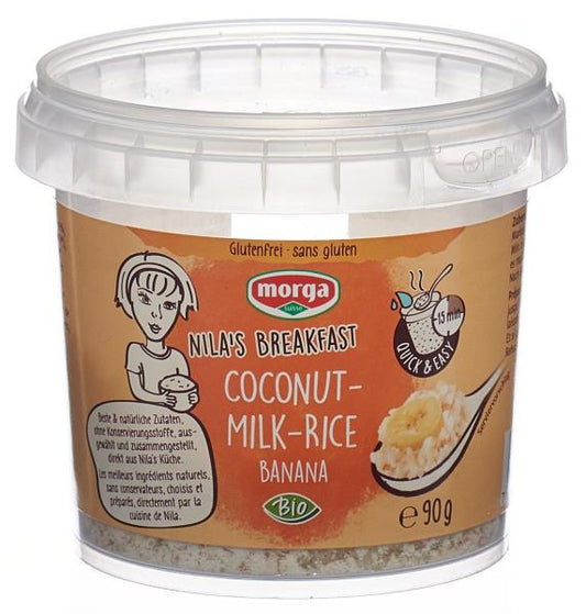 MORGA Kokosmilch-Reis Banane gf Bio Ds 90 g