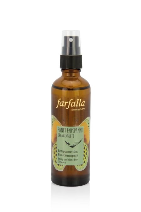 FARFALLA Bio-Raumspray sanft entsp Orangenbl 75 ml