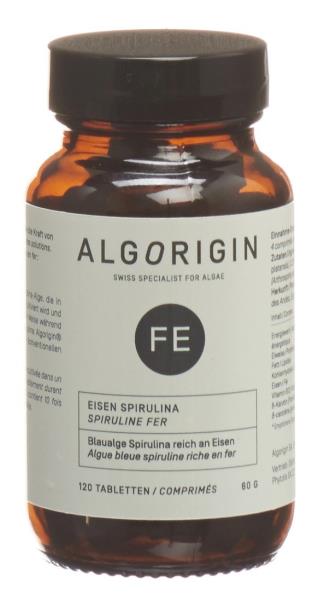 ALGORIGIN Eisen Spirulina Tabl Fl 120 Stk