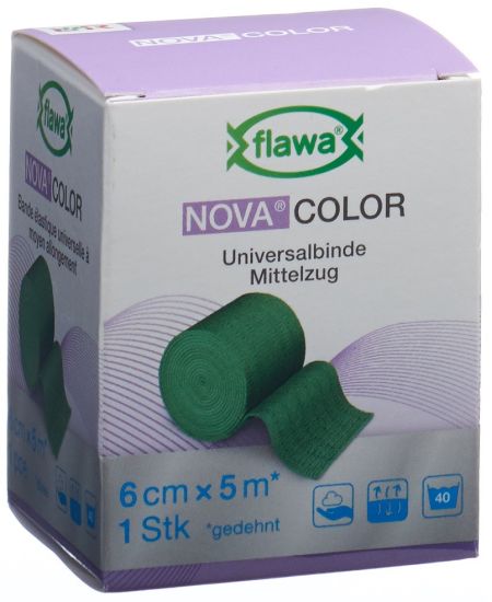 FLAWA NOVA COLOR Idealbinde 6cmx5m grÃ¼n
