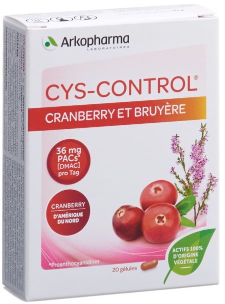 CYS-CONTROL Kaps Cranberry und Heidekraut 20 Stk