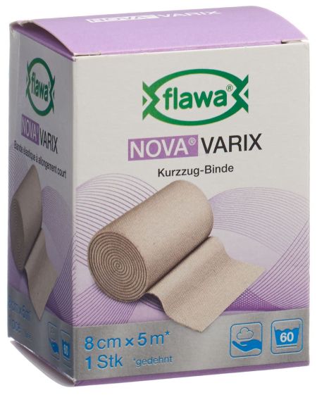 FLAWA NOVA Varix Kurzzugbinde 8cmx5m