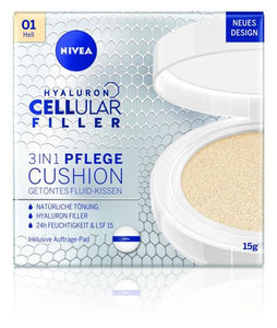 NIVEA Hyaluron Cell Fill 3in1 Pfl Cush hell 15 ml