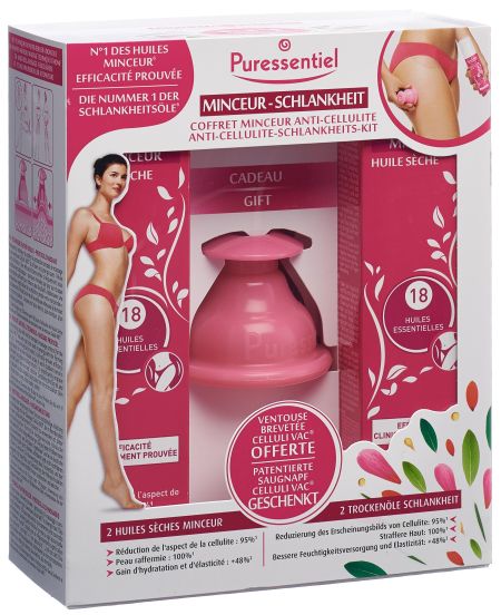 PURESSENTIEL Box Schlankheit Saugnapf + 2 Ã–l