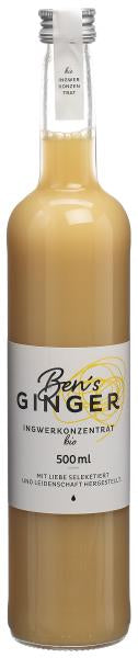 BEN'S GINGER Ingwerkonzentrat bio Fl 500 ml