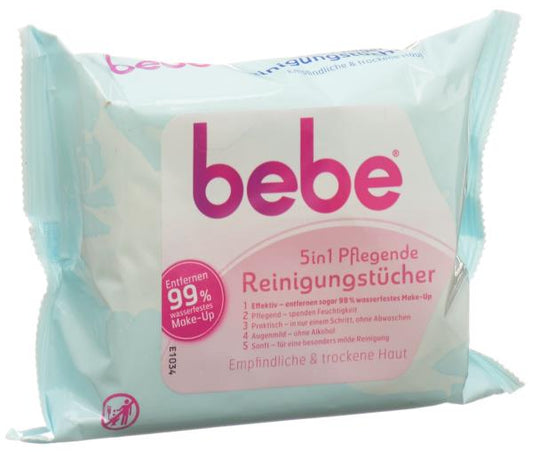 BEBE 5in1 ReinigungstÃ¼cher pflegend 25 Stk