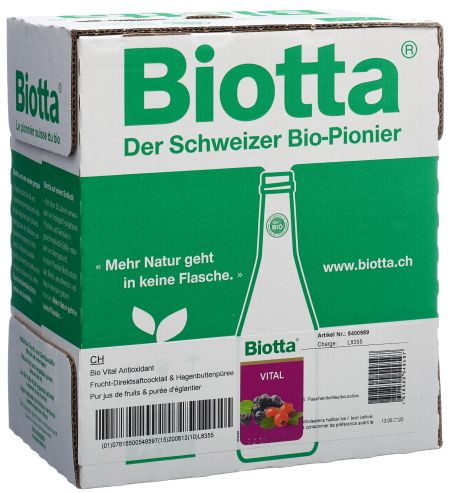 BIOTTA Vital Antioxidant 6 Fl 5 dl