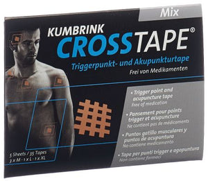 CROSSTAPE Mix Schmerz- und Akupunkturtape 55 Stk