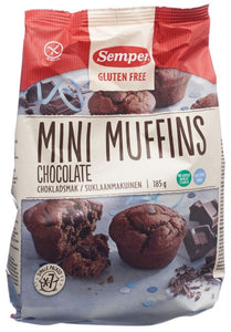 SEMPER Mini Muffins Schokolade Btl 185 g