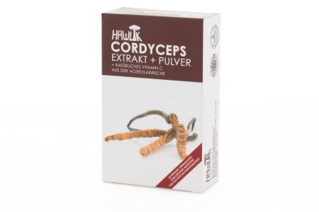 HAWLIK Cordyceps Extrakt + Pulver Kaps 60 Stk