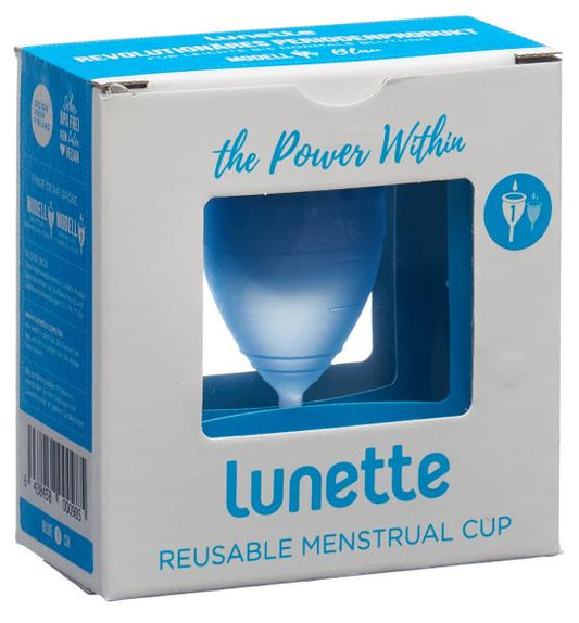 LUNETTE Menstruationstasse Gr1 blau