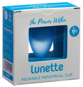 LUNETTE Menstruationstasse Gr2 blau