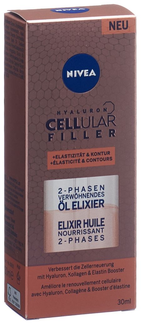 NIVEA Hyaluron Cell Fill+Elas 2-Phas Ã–l Elix 30 ml