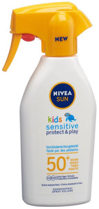 NIVEA Sun Kids P&P Sens Sonnenspray LSF50+ 300 ml
