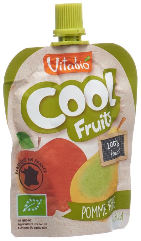 VITABIO Quetschmus Apfel und Birne Btl 90 g