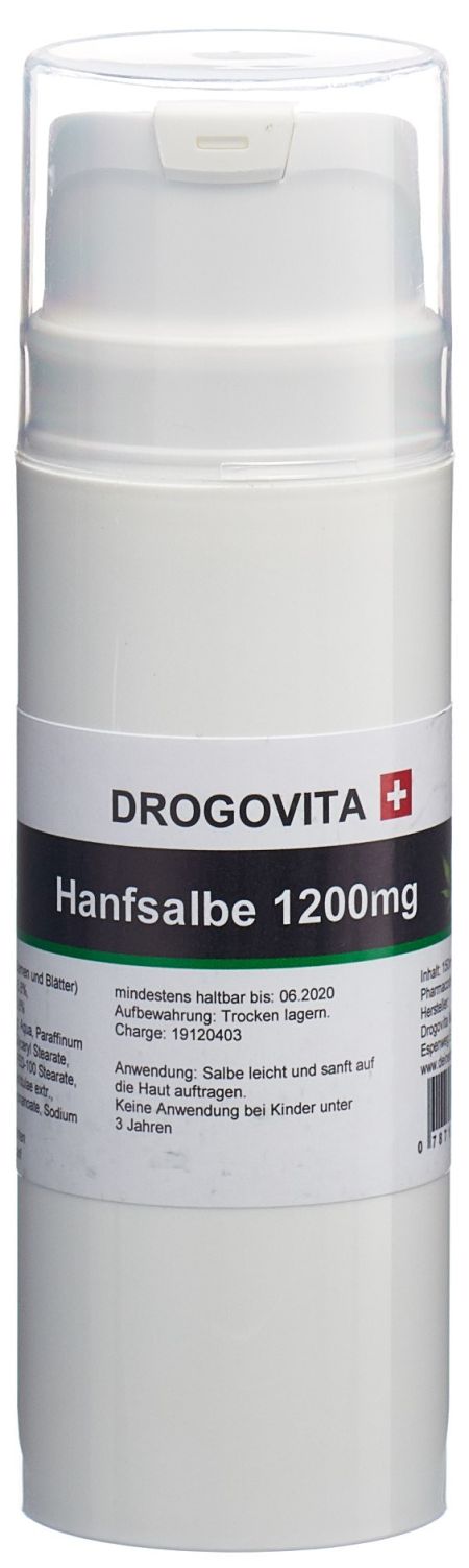 DROGOVITA Hanfsalbe 1200 mg Disp 150 ml