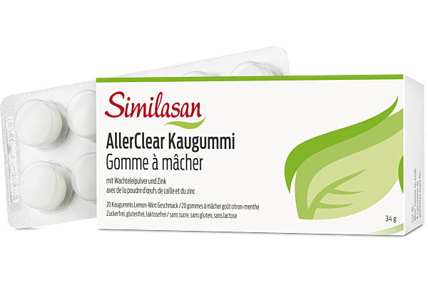 SIMILASAN AllerClear Kaugummi Kaugummi Blist 20 Stk