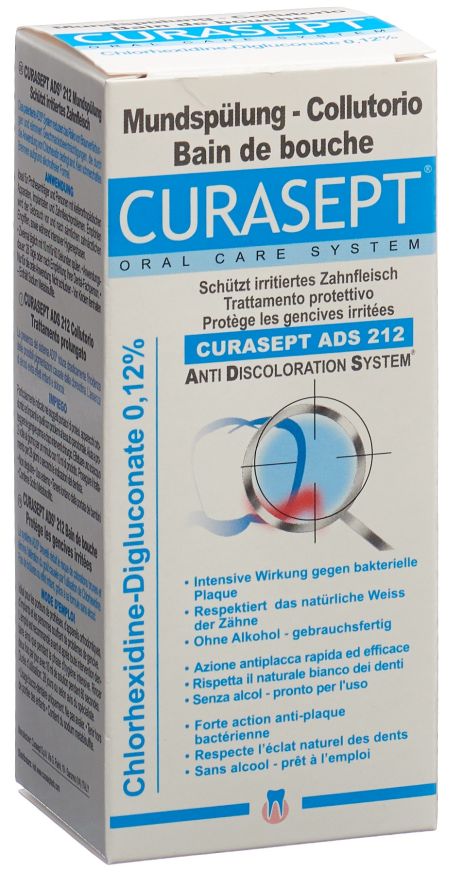 CURASEPT ADS 212 Mouthwash 0.12 % Fl 200 ml