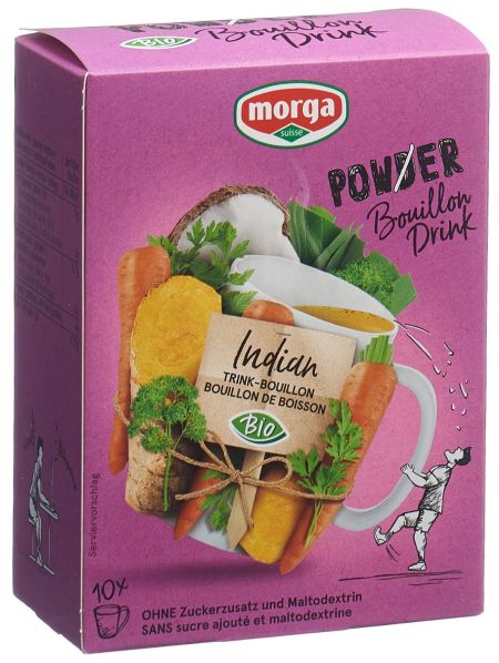 MORGA PowerPowder BouillonDri Indi Bio 10 Btl 4 g