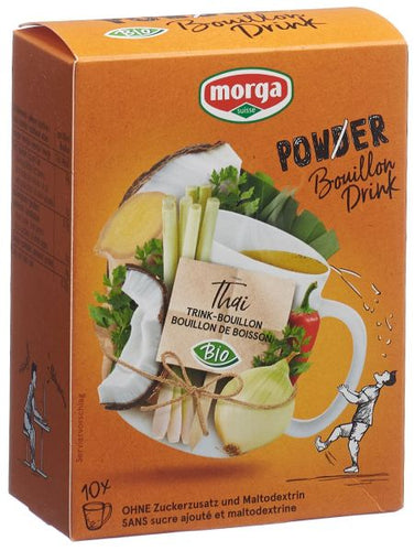 MORGA PowerPowder BouillonDri Thai Bio 10 Btl 4 g