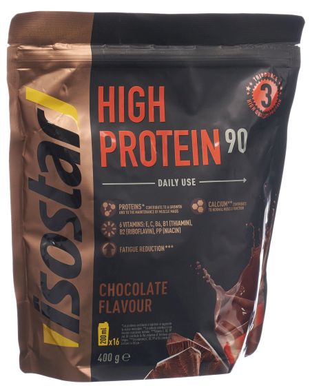 ISOSTAR High Protein 90 Plv Schokolade Btl 400 g