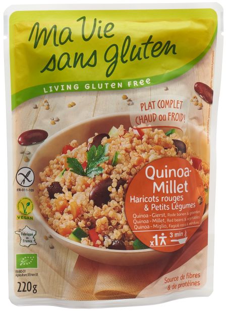 MA VIE S GLUT Fertiggericht Quinoa Hirse 220 g