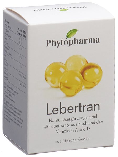 PHYTOPHARMA LebertranÃ¶l Kaps 200 Stk