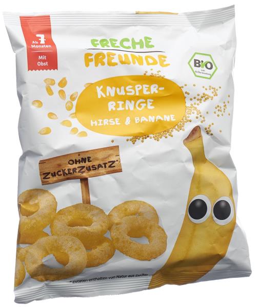 FRECHE FREUNDE Knusper-Ringe Hirse & Banane 20 g
