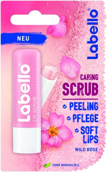 LABELLO Caring Lip Scrub Rose 5.5 ml