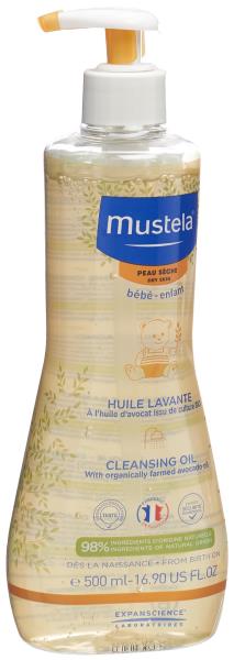 MUSTELA WaschÃ¶l trockene Haut 500 ml