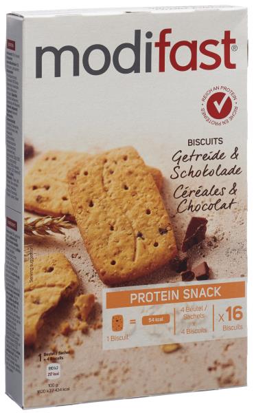 MODIFAST Protein Snack Getreidebisc Schok 4 x 50 g