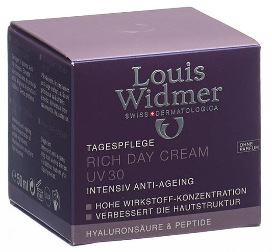 WIDMER Rich Day Cream UV30 unparf 50 ml
