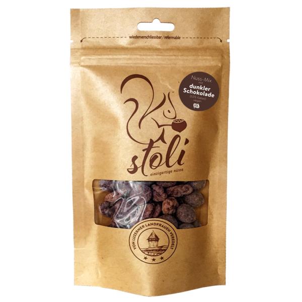 DrogerieMarkt24 - DrogerieMarkt24 STOLI Nuss-Mix mit dunkler Schokolade Btl 175 g - DrogerieMarkt24