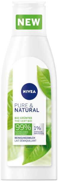 NIVEA Pure&Natural Reinigungsmi GrÃ¼ntee Bio 200 ml