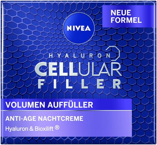 NIVEA Hyaluron Cell Fill Vol Nachtcreme 50 ml