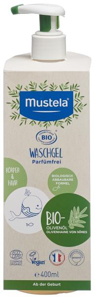 MUSTELA Waschgel Haare und KÃ¶rper BIO 400 ml