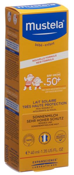 MUSTELA Sonnenschu Sonnenmilch SPF50+ 40 ml
